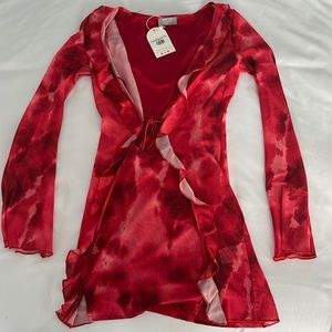 Sold out outcast pink dress super cute never worn